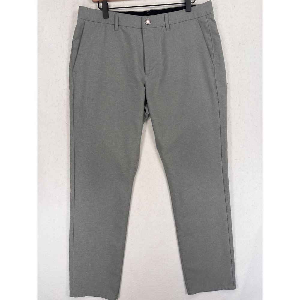Bonobos Performance Link Golf Pants Mens 35x30 Grey Stretch Trousers